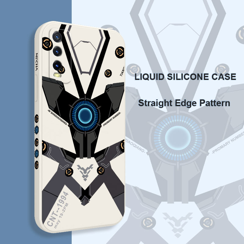 Mech สไตล์เคสโทรศัพท์สําหรับ VIVO V50 V40 V30 V29 V29E V27 V27E Pro Lite 5G ซิลิโคนเหลวทั้งหมดรอบการป้องกัน ราคา ถูกที่สุด ดีลบีเคเค แกลเลอรีภาพที่ 2