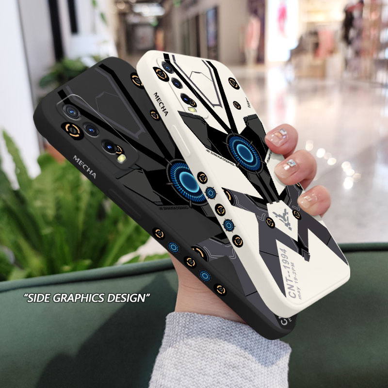 Mech สไตล์เคสโทรศัพท์สําหรับ VIVO V50 V40 V30 V29 V29E V27 V27E Pro Lite 5G ซิลิโคนเหลวทั้งหมดรอบการป้องกัน ราคา ถูกที่สุด ดีลบีเคเค แกลเลอรีภาพที่ 3