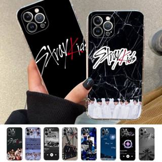 เคสโทรศัพท์มือถือ ซิลิโคนนิ่ม ลายศิลปินเกาหลี Stray Kids สําหรับ iphone 14 13 12 11 Pro Mini XS MAX 8 7 6 Plus X XS XR