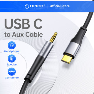 Orico อะแดปเตอร์แจ็คเสียงสเตอริโอ USB C เป็น 3.5 มม. Type C เป็นหูฟัง 3.5 มม. สําหรับ iPad Pro Mac HUAWEI