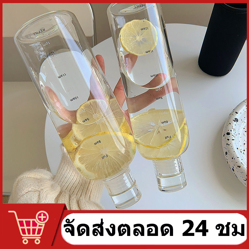 ขวดน้ําพลาสติก ความจุขนาดใหญ่ แบบพกพา สําหรับนักเรียน เล่นกีฬา