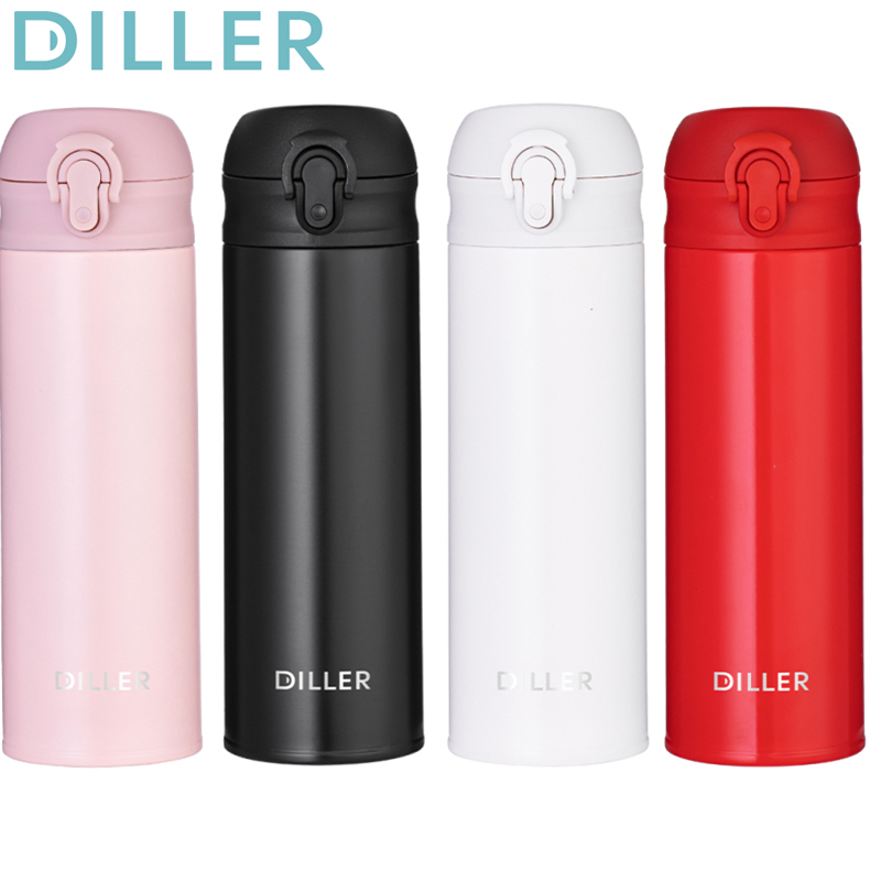 Diller กระติกน้ําร้อน สเตนเลส 316 สุญญากาศ 350 480 มล. MLH9102