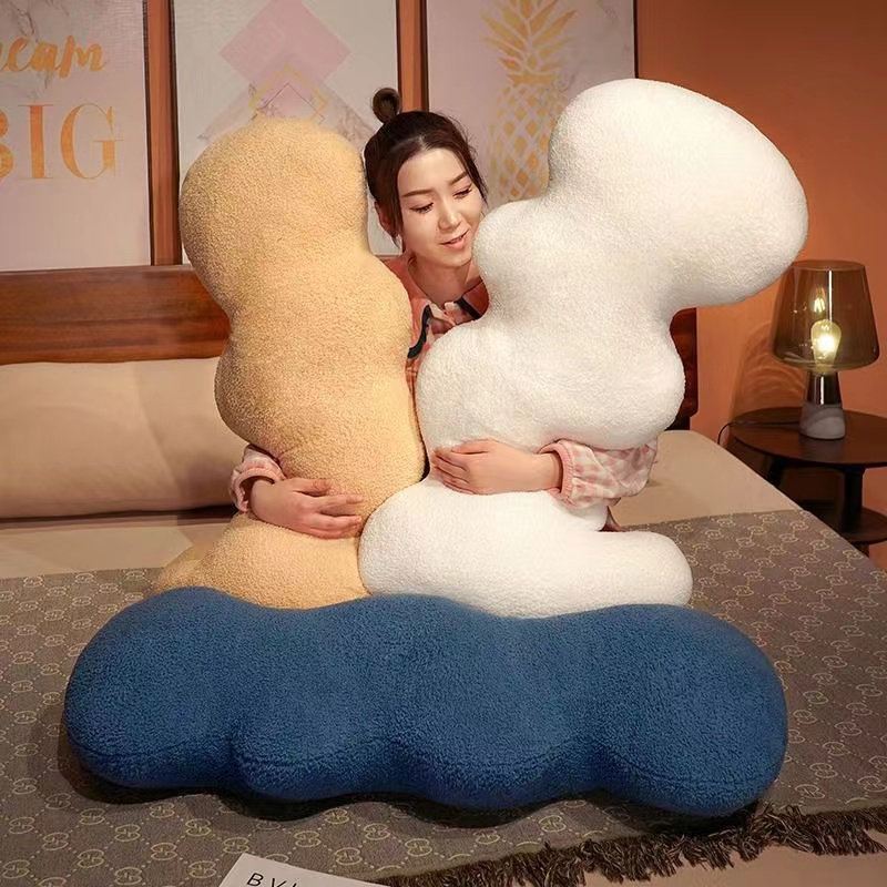 หมอนคลื่นน่ารักหมอนยาวคลิป-ขาหมอนข้างเตียงนอนหมอนยาวเตียงหญิงตั้งครรภ์ด้านข้างนอนของขวัญวันเกิด