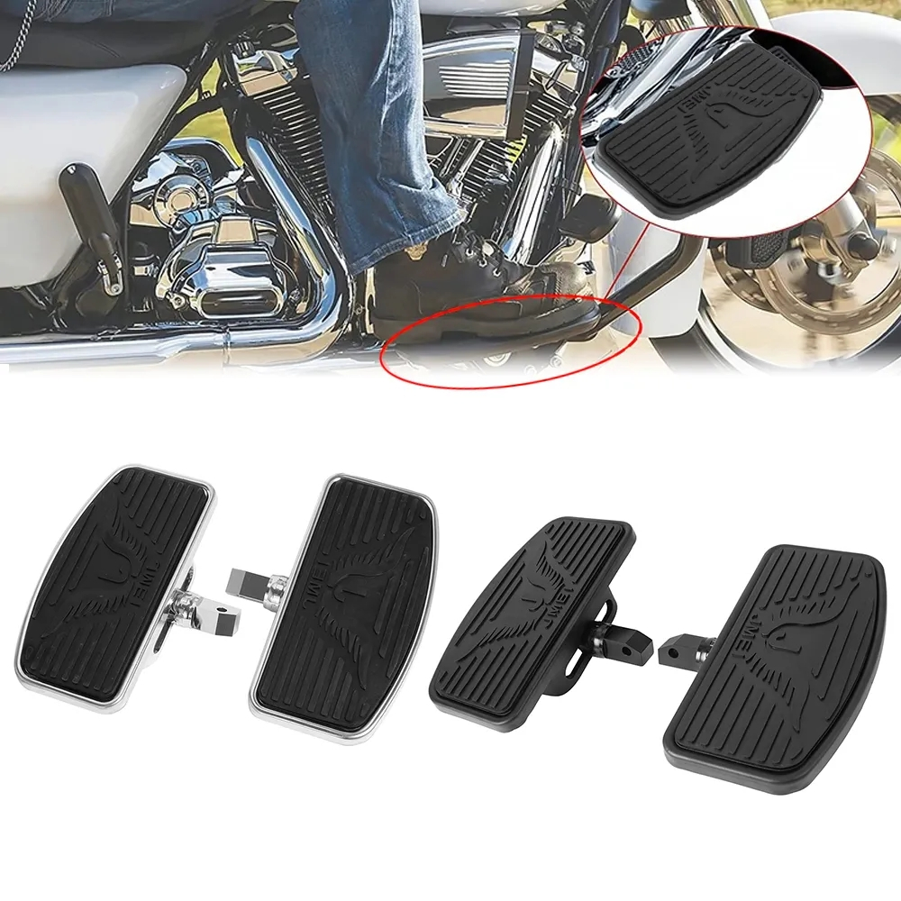 รถจักรยานยนต์ vulcan virago harley แผ่นปูพื้นปรับ tapak kaki พักเท้า