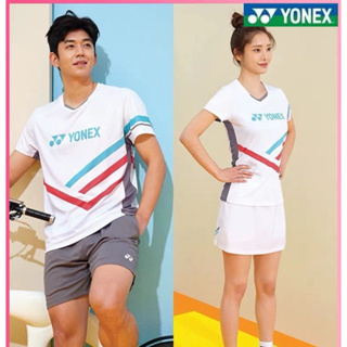 ใหม่ Yonex ชุดกีฬาวอลเลย์บอล แขนสั้น ระบายอากาศ แบบแห้งเร็ว สไตล์เกาหลี เหมาะกับฤดูร้อน สําหรับเด็กผู้ชาย และผู้หญิง 2023