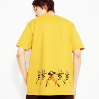 Uniqlo เสื้อยืดแขนสั้น พิมพ์ลายนารูโตะ สําหรับผู้ชาย และผู้หญิง 461875 ยูนิโคล่