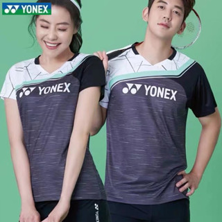 Yonex ใหม่ ชุดเสื้อกีฬาแบดมินตัน ระบายอากาศ แห้งเร็ว ดูดซับเหงื่อ ใส่สบาย เหมาะกับฤดูร้อน สําหรับผู้ชาย และผู้หญิง 2023