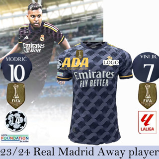 【Player Issue】23-24  Real M Away Football Soccer Jersey Sports Men S-2XL  Ready Stock