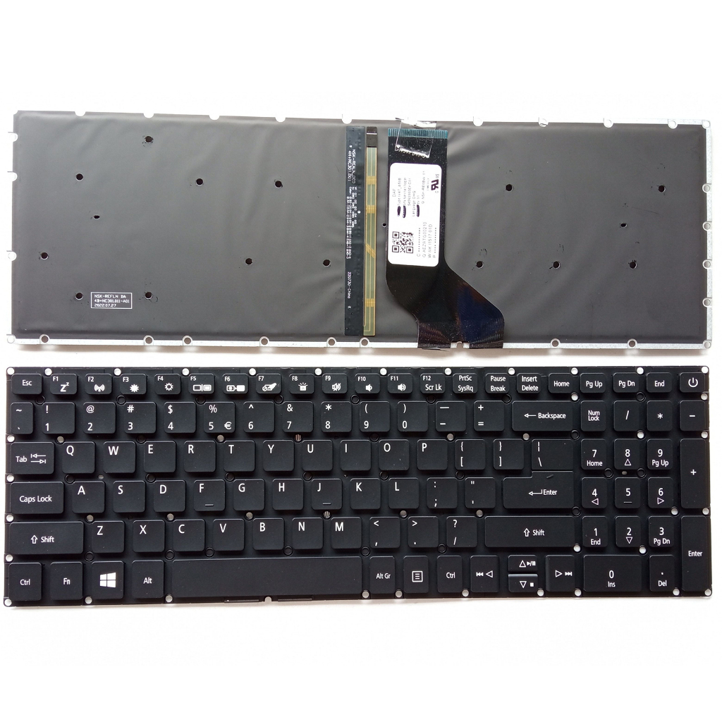 US backlit คีย์บอร์ดสําหรับ Acer Aspire 3 A315-32 A315-41 A315-51 A315-52G A315-53G