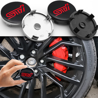 Sti 4 ชิ้น 60 มิลลิเมตรรถ Hub Cap Center หมวกยางล้อรถมาตรฐาน…