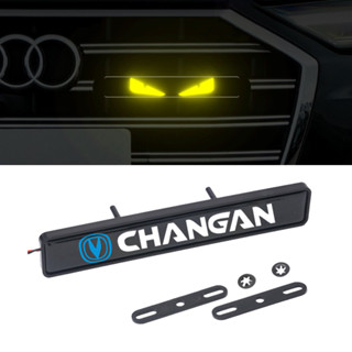 สติกเกอร์ตราสัญลักษณ์ LED สําหรับติดกระจังหน้ารถยนต์ CHANGAN