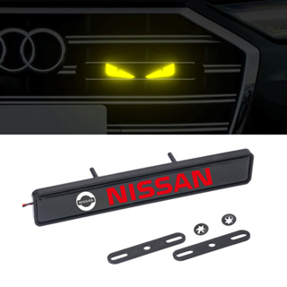 สติกเกอร์ตราสัญลักษณ์ LED ติดกระจังหน้ารถยนต์ สําหรับ NISSAN Sylphy Almera Rogue XTrail Kicks