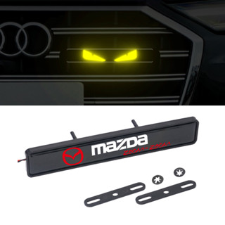 สติกเกอร์ตราสัญลักษณ์ LED สําหรับติดกระจังหน้ารถยนต์ Mazda 2 3 6 CX-3 Axela Atenza CX-5 CX5 CX-7