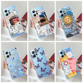 เคสโทรศัพท์มือถือแบบนิ่ม TPU ใส ลายเพ้นท์ สําหรับ Xiaomi Redmi note 12 4G Note12 note 12 4G 2023