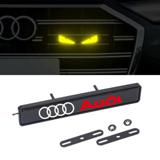 สติกเกอร์ตราสัญลักษณ์ LED สําหรับติดกระจังหน้ารถยนต์ AUDI A4L A6L A8L A1 A3 A4 A5 A6 A7 A8 Q3 Q5 Q6 Q7