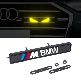 สติกเกอร์ตราสัญลักษณ์ LED สําหรับติดกระจังหน้ารถยนต์ M bmw 1 2 3 4 5 6 7 SeriesX1 X3 X4 X5 X6 F30 F34 F10 F07 F20 G30 F15 F16 E34 E90 E60