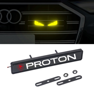 สติกเกอร์ตราสัญลักษณ์ พร้อมไฟ LED สําหรับติดกระจังหน้ารถยนต์ PROTON