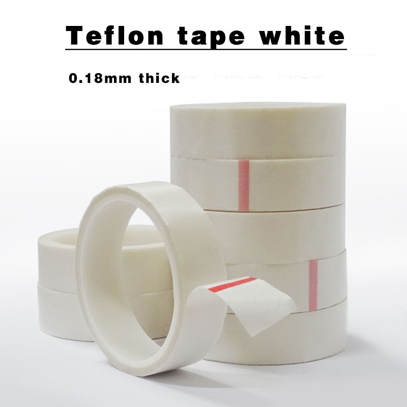 เทปเทฟลอนสีขาวความหนา 0.18 มม. ทนต่ออุณหภูมิสูงทนต่อการขัดถูฉนวนเทป