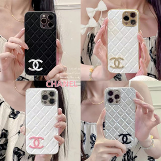 {พร้อมกล่อง} เคสโทรศัพท์มือถือหนังแกะสลัก แบบนิ่ม ชุบไฟฟ้า สําหรับ iPhone 14 14promax 14pro 13 13promax 13pro 12 promax 12pro 11