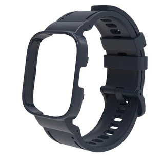 สายนาฬิกาข้อมือซิลิโคน พร้อมเคส แบบเปลี่ยน สําหรับ Redmi Watch 3 / Redmi Watch 3 Active