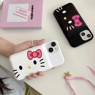 เคสป้องกันโทรศัพท์มือถือ ลายการ์ตูน Hello Kitty กันกระแทก สําหรับ iPhone14 13 12 11 Pro MAX