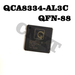 1 ชิ้นต่อล็อต QCA8334-AL3C QCA8334-AL3 QFN88 ชิปตัวรับส่งสัญญาณไฟเบอร์ออปติก