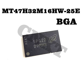 ชิปวงจรรวม MT47H32M16HW-25E IT: G D9MHV BGA 1 ชิ้นต่อล็อต