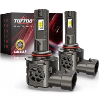 Tuffoo หลอดไฟหน้ารถยนต์ LED HB3 9005 HB4 9006 HIR2 9012 110W 23000lm 6000K สีขาว 2 ชิ้น