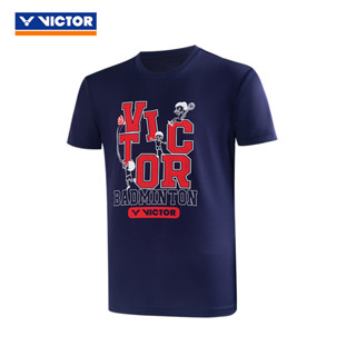 Victor ใหม่ เสื้อยืดแขนสั้น ระบายอากาศ แห้งเร็ว สไตล์เกาหลี เหมาะกับการเล่นกีฬา แบดมินตัน วิ่ง สําหรับผู้ชาย และผู้หญิง 2023