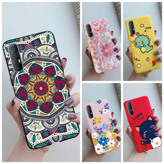 เคสโทรศัพท์มือถือ ซิลิโคนนิ่ม ลายการ์ตูนดอกไม้น่ารัก สําหรับ OPPO Reno3 Pro Reno3 Pro Reno3Pro