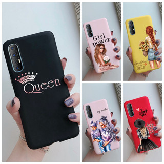 เคสโทรศัพท์ซิลิโคน TPU แบบนิ่ม ลายมงกุฎ หรูหรา สําหรับ OPPO Reno3 Pro