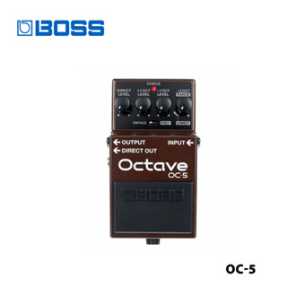 Boss OC-5 แป้นเหยียบโพลีโฟนิก สําหรับกีตาร์ เบส