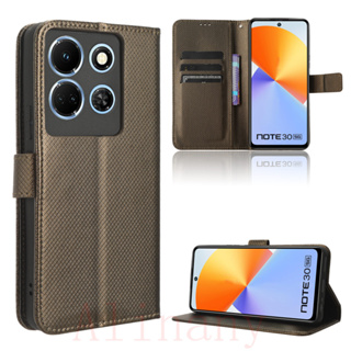 infinix Note 30 4G เคส PU Leather Case เคสโทรศัพท์ Stand Wallet infinix Note30 5G เคสมือถือ Cover