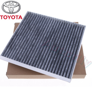 ไส้กรองอากาศ คาร์บอนไฟเบอร์ ทนทาน สําหรับ Toyota Auris Avensis Camry Corolla Hilux RAV4 Prius Yaris ES350 GS350 GS430