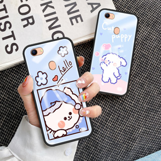 เคสโทรศัพท์มือถือกระจกนิรภัย TPU แบบนิ่ม ขอบแข็ง กันกระแทก สําหรับ OPPO F5 F5 เคส