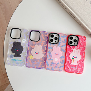 CASE.TIFY COCO rabbit phone case for iphone 14 14plus 14pro 14promax 13 13pro 13promax cute style 12 12pro 12promax 11 11promax High-end soft transparent casing shockproof x xr xsmax 7plus New Design ins styles popular