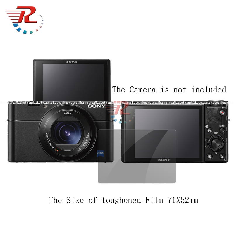 ฟิล์มกระจกนิรภัยกันรอยหน้าจอ HD สําหรับกล้อง Sony RX100M6 RX100M6 RX100M5 RX100M4 RX100M3 RX100M2 RX