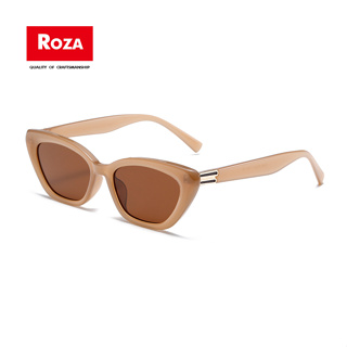 Roza ใหม่ แว่นตากันแดดแฟชั่น กัน UV400 ทรงตาแมว สไตล์เรโทร สําหรับผู้หญิง และผู้ชาย 2023 AE1526