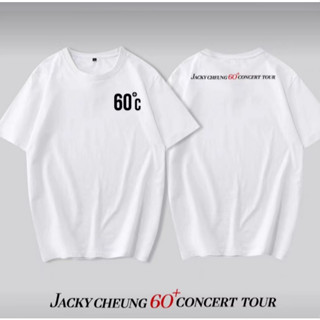 เสื้อยืดแขนสั้น พิมพ์ลายตั๋ว Jacky Cheung Concert Macau Wuhan 7.4 สําหรับผู้ชาย และผู้หญิง 2023