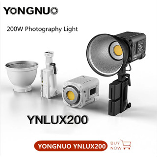 Yongnuo YNLUX200 โคมไฟ LED 200W 2700K-6500K สําหรับใช้ถ่ายภาพในสตูดิโอ