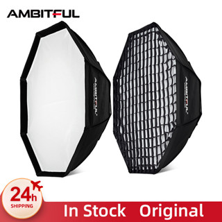 AMBITFUL ซอฟท์บ็อกซ์สะท้อนแสง ทรงสี่เหลี่ยมผืนผ้า 120 ซม. 140 ซม. สําหรับแฟลชสตูดิโอ Bowens Mount Softbox