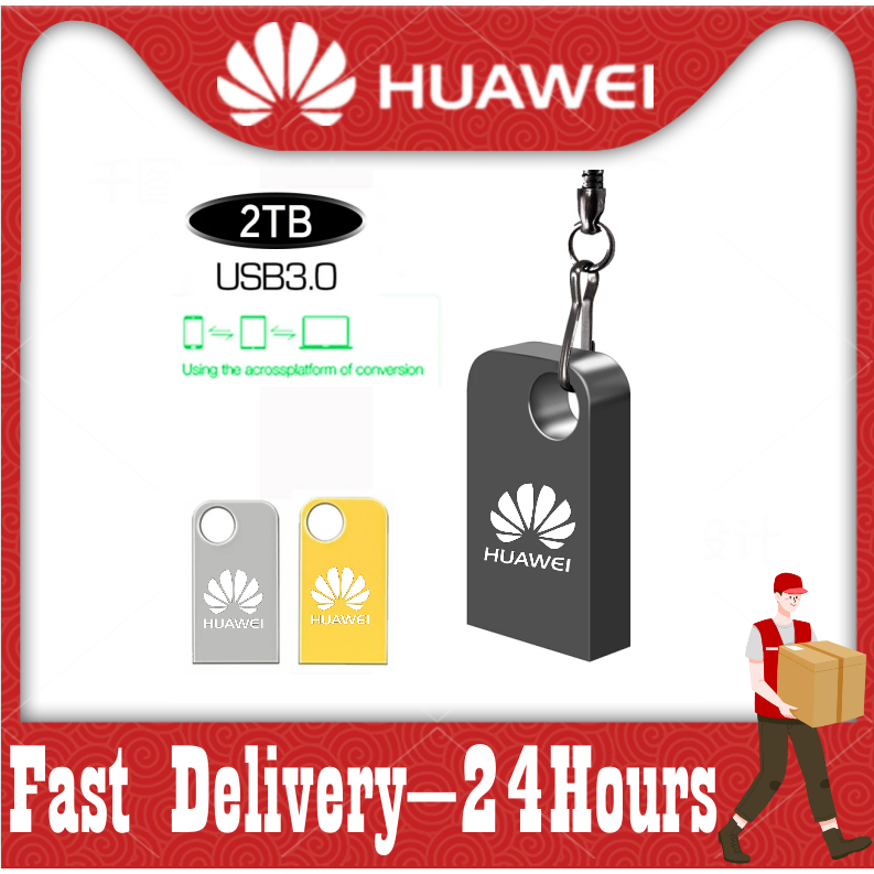 Huawei 3.0 ไดรฟ์ปากกาโลหะ 2tb แฟลชไดรฟ์ USB ไดรฟ์ปากกา USB หน่วยความจําที่สําคัญ ดิสก์แท่ง USB