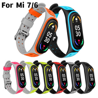 Xiaomi mi band 7 6 5 miband 5 สายรัดข้อมือซิลิโคนนุ่ม tpu สายรัดข้อมือแบบสมาร์ท เปลี่ยนได้ สายรัดกีฬา สําหรับ xiaomi mi band6 5 สร้อยข้อมือ