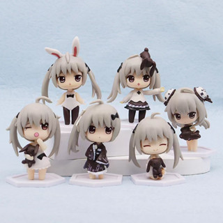 โมเดลตุ๊กตา Yosuga No Sora Kasugano Sora Sister Q Version แฮนด์เมด ขนาดเล็ก สองมิติ สําหรับตั้งโต๊ะ ตกแต่งรถยนต์