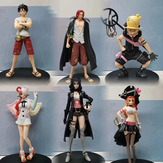 โมเดลฟิกเกอร์ PVC อนิเมะ One Piece Monkey D Luffy Nico RobinMiss Usopp Shanks Uta Nami ของเล่น ของขวัญ สําหรับเก็บสะสม 1 ชิ้น