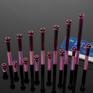 【Non-Preorder】RTAMO Titanium Gr5 Pink Stocks M4 (No.7) M5 (No.8) M6 (No.10) M8 (No.12) CNC Bolt ราคาต่อตัว