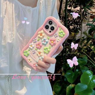 ใหม่ เคสโทรศัพท์มือถือ ซิลิโคนนุ่ม ลายดอกไม้ สําหรับ iPhone 14 14promax 14pro 13 13promax 13pro 12 12promax 12pro 11