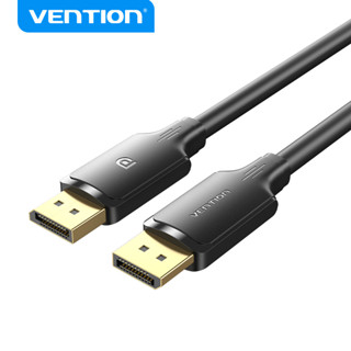 Vention สายเคเบิลชุบทอง DP 1.2 ตัวผู้ เป็นตัวผู้ 1080P 240Hz อัตราการรีเฟรชสูง รองรับความละเอียด HDR 8K HD