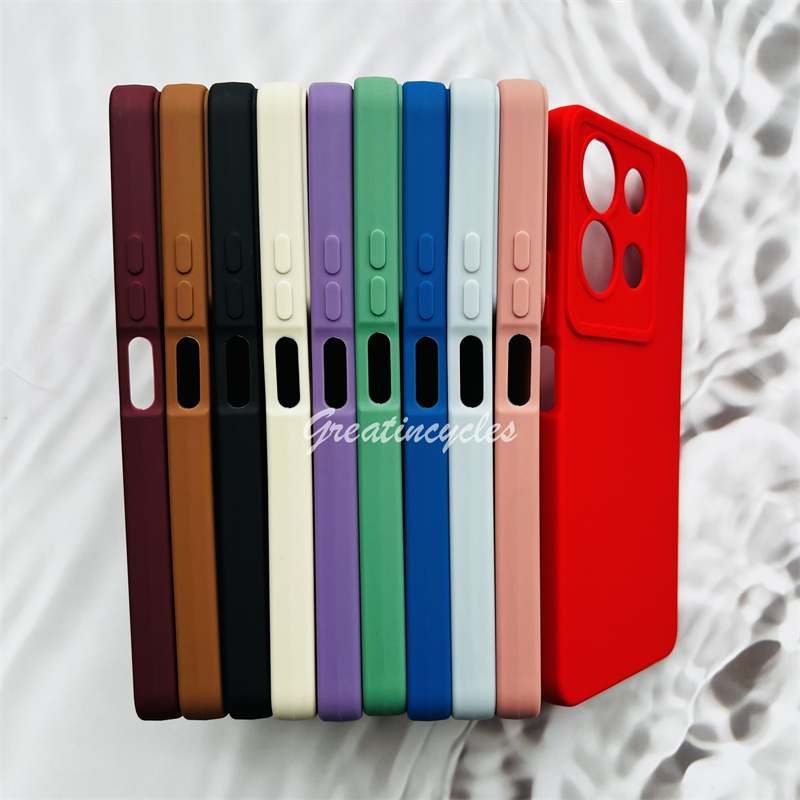 เคสซิลิโคนนิ่ม สีแคนดี้ เนื้อแมตต์ สําหรับ Infinix Note 30 4G X6833B Note 30 5G X6711 Note 30 Pro 4G X678B