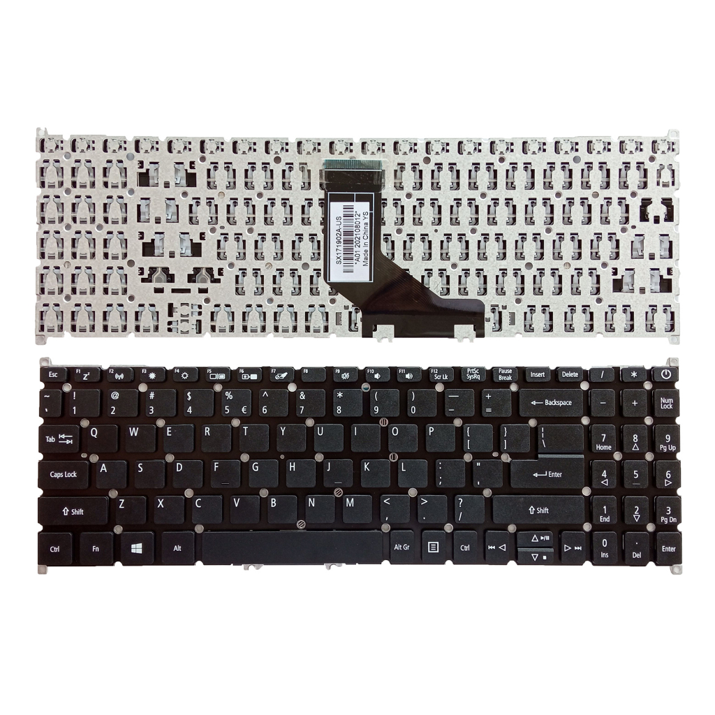 สําหรับ Acer Aspire A315-22 A315-34 A315-35 A315-42 A315-54 A315-55 56 US คีย์บอร์ด